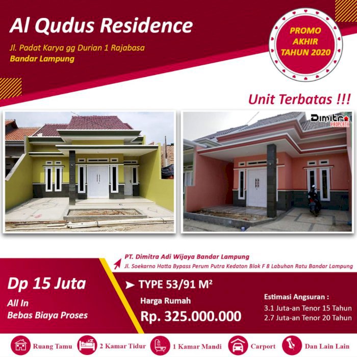 Tahun baru rumah baru ,Rumah minimalis dengan harga di bayah 350 jutaan