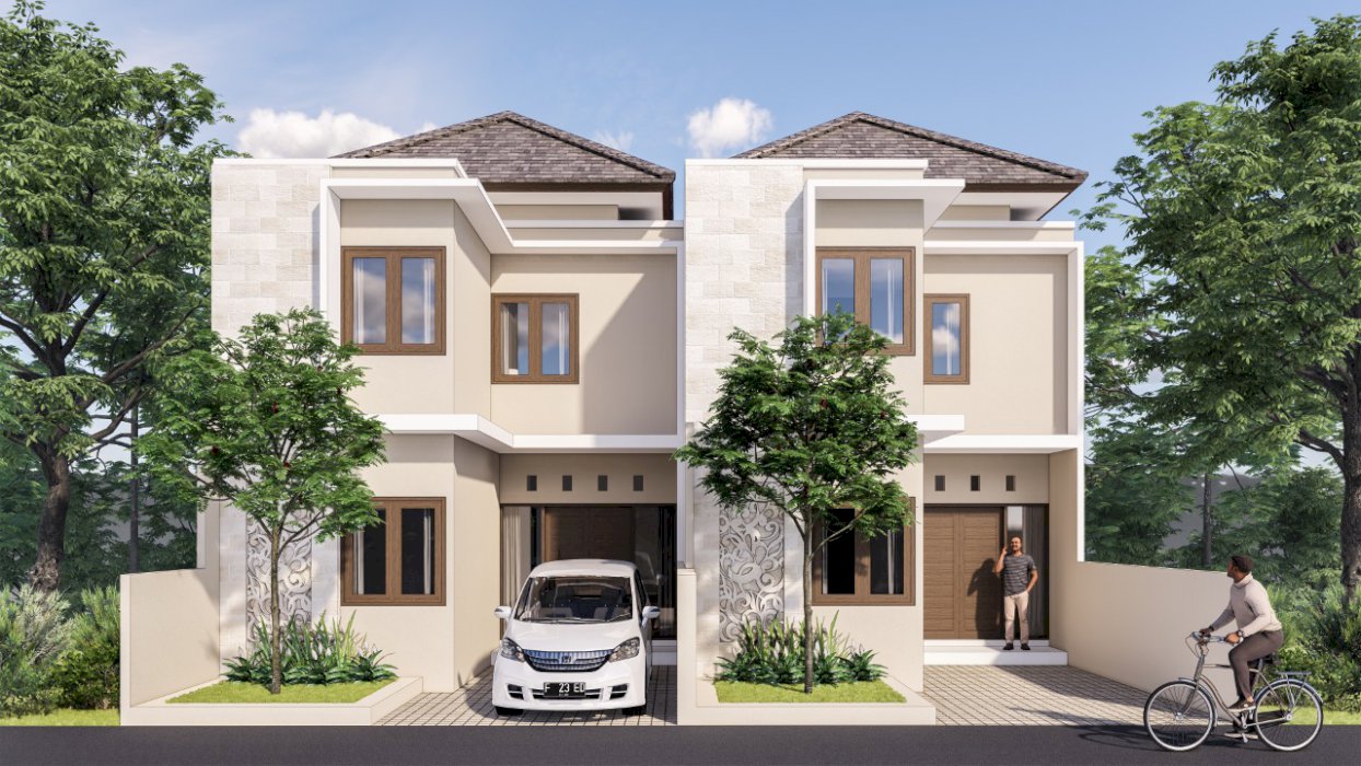 Rumah elite di Tukad balian Renon Denpasar