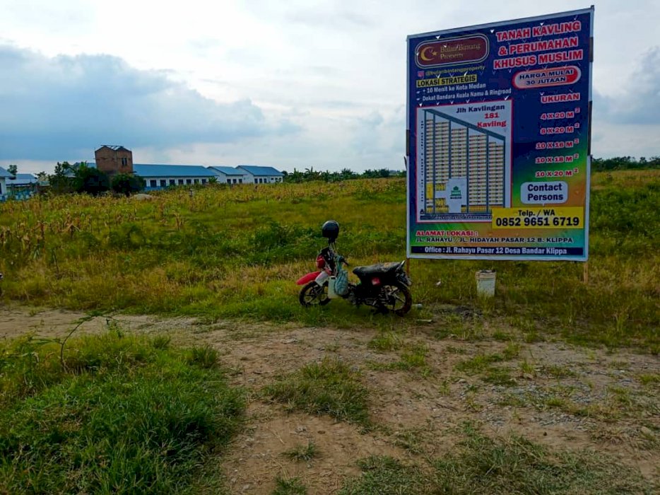 Tanah kavling khusus muslim