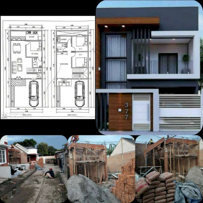 Rumah 2lt mewah dekat staisun depok dengan 4juta all in Free biaya2