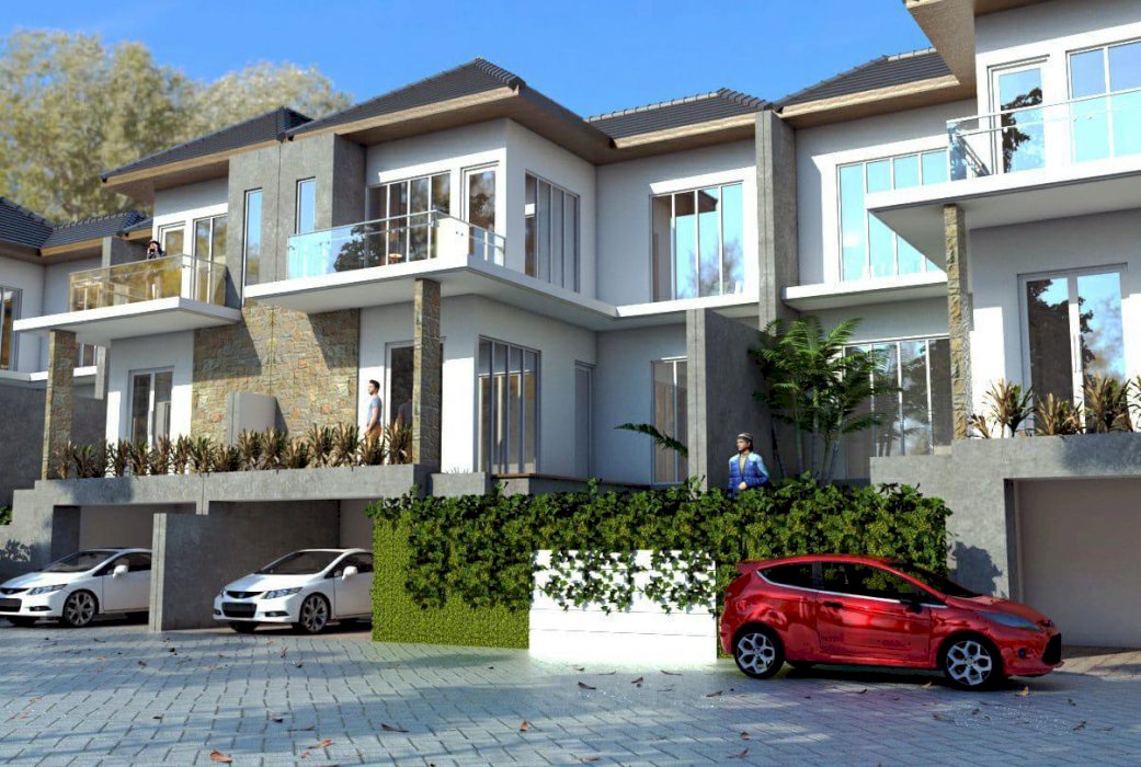 RUMAH VILLA 2 LANTAI 400 JUTAAN, 0 JALAN POROS