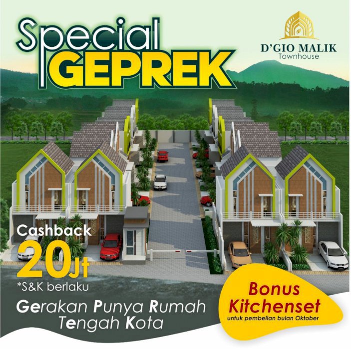 Rumah 2 lantai 300 jutaan kota malang