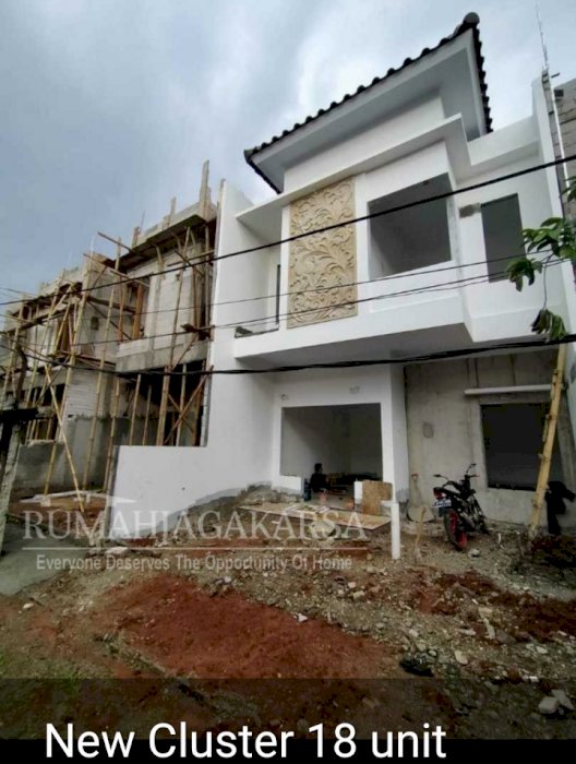 18 unit Rumah Cluster Lokasi sangat Strategis di Jagakarsa Jaksel