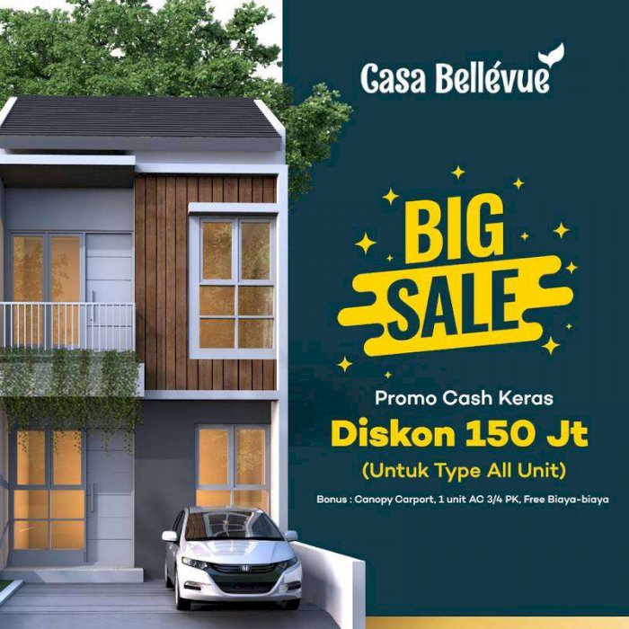 Rumah Eksclusif di Bintaro Cicil Tanpa Bank Tanpa BI Checking