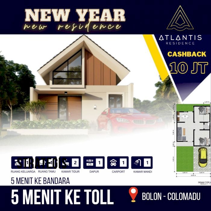 Perumahan KFC colomadu ke barat