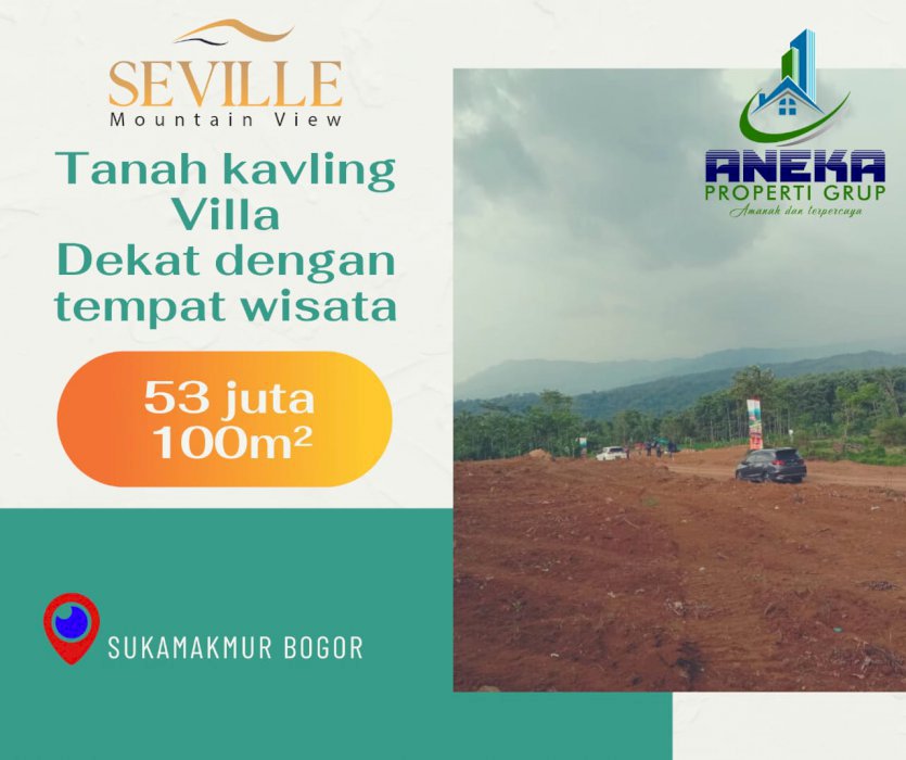 Dijual tanah Deket tempat wisata