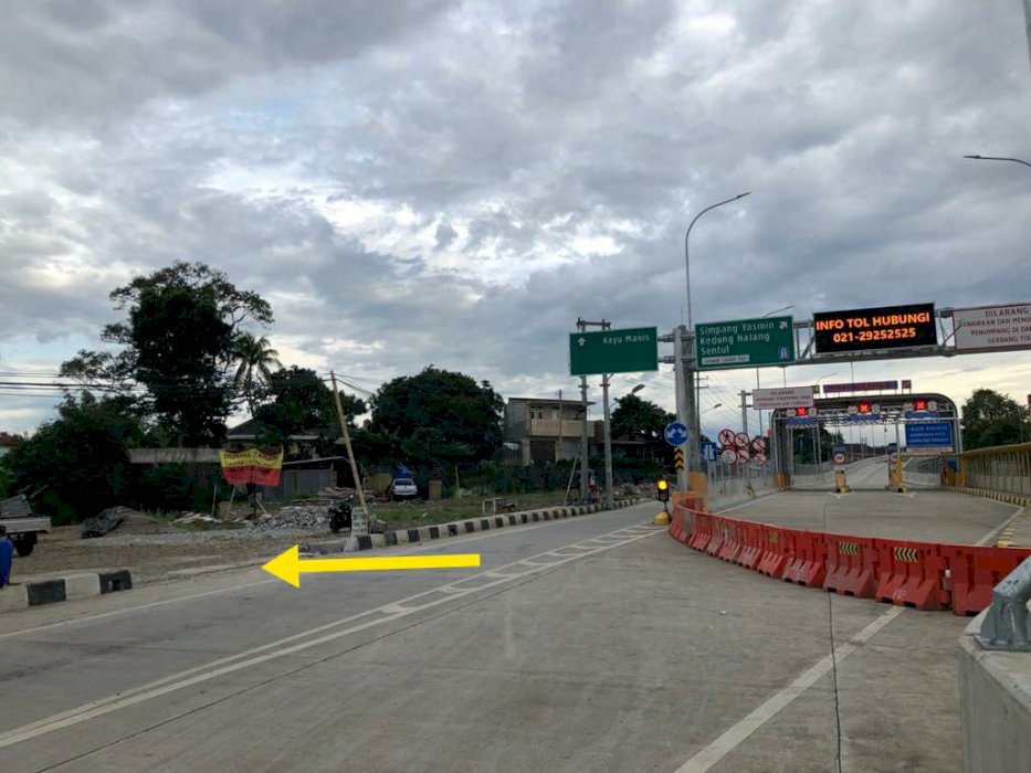 Tanah 3ha Nempel Tol cuma 10 meter di bogor