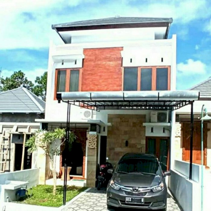 Rumah Dua Lantai Harga Satu Lantai, Design Etnik Modern