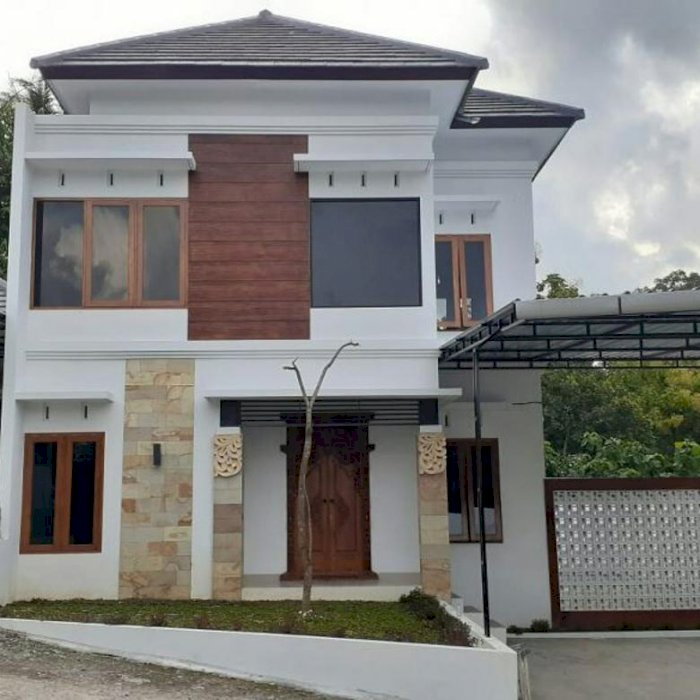 Rumah Luas Dua Lantai Design Etnik Modern Selatan UMY