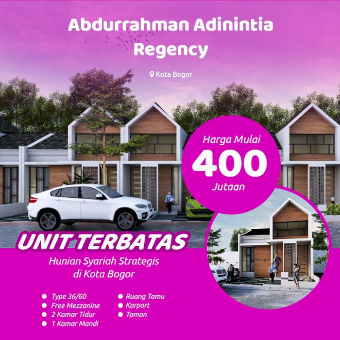 Rumah Syariah Abdurrahman Adinintia Regency