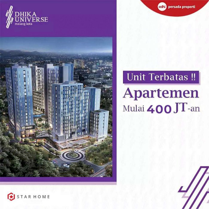 Apartemen Mahasiswa Malang Terbaik: Dhika Universe
