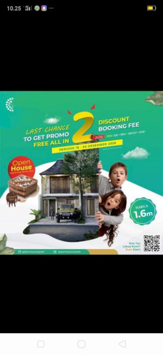 Hunian elit fasilitas swimming pool di Rempoa Ciputat Tangsel.