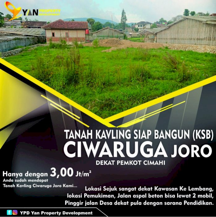 Tanah KAVLING SIAP BANGUN CIWARUGA JORO