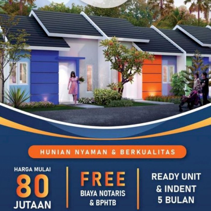 rumah nyaman harga termurah mulai 80jtan di Cluster KTM