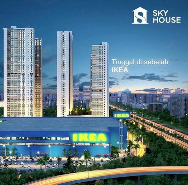 Apartemen sky house alam sutera