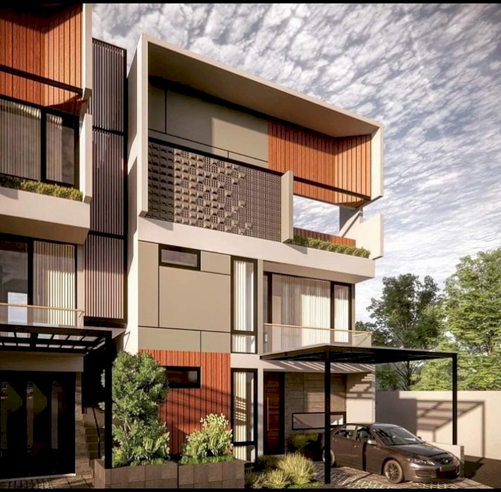 Rumah Mewah inden 3lantai lokasi dkt akses tol di warung sila Jagakarsa