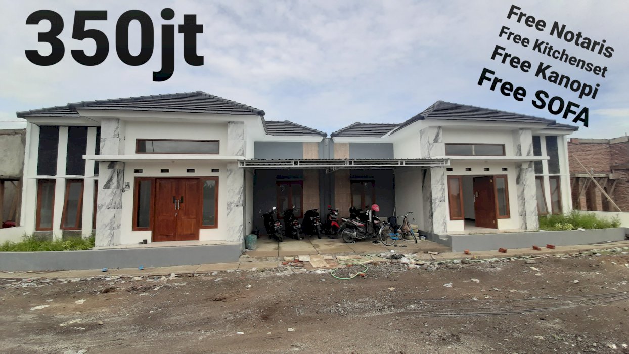Rumah Mewah Harga Murah Bonus Sofa Free Biaya Notaris, Kanopi, DP 0%