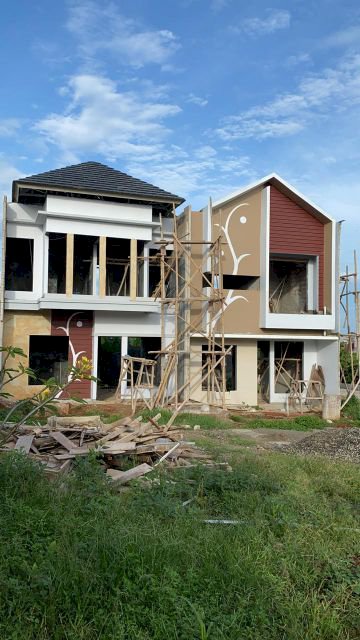 Launching cluster mewah fasilitas Swimming Pool area Villa Dago Pamulang.