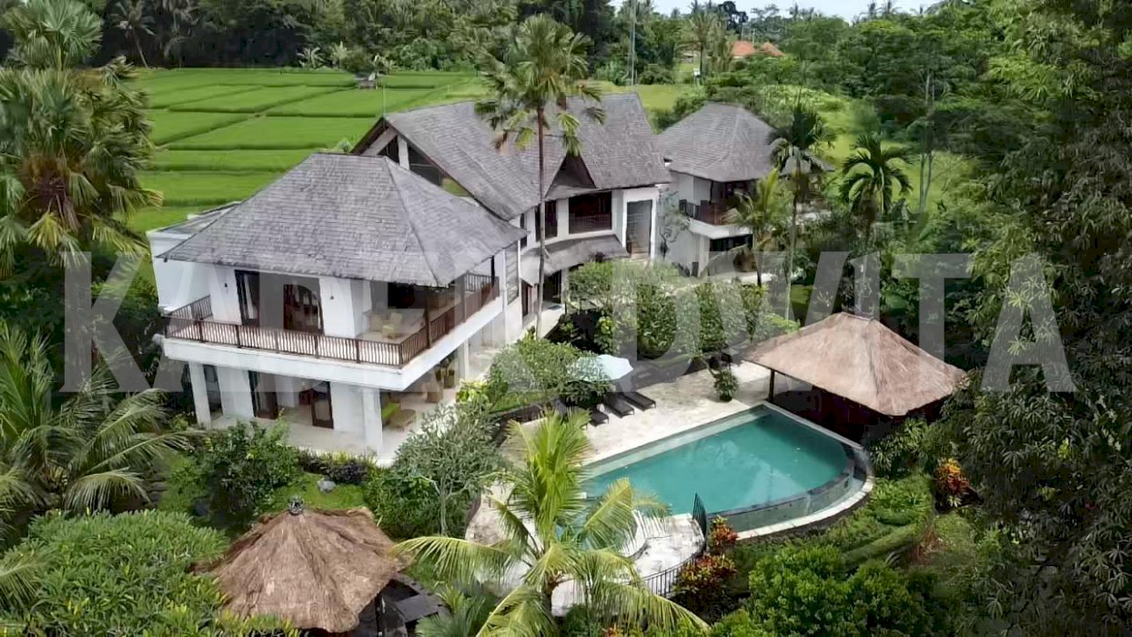 Villa view sawah sungai beji lodtunduh ubud Bali