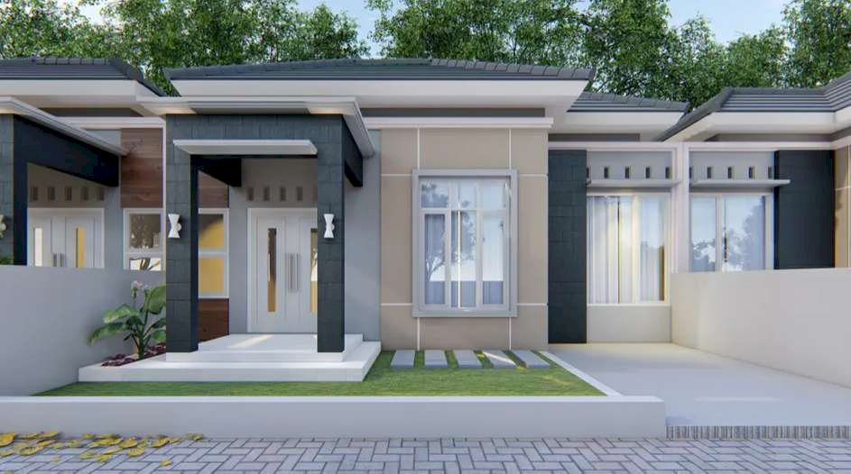 Rumah Murah konsep Mewah, Free Notaris, Furnised, Garden
