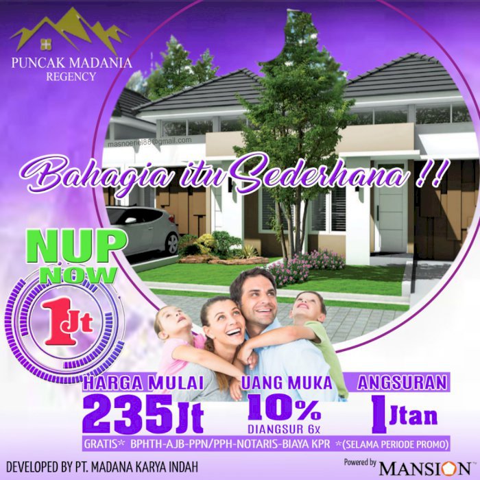 RUMAH MURAH DENGAN HIGH DESAIN & MODERN DILOKASI YANG ASRI