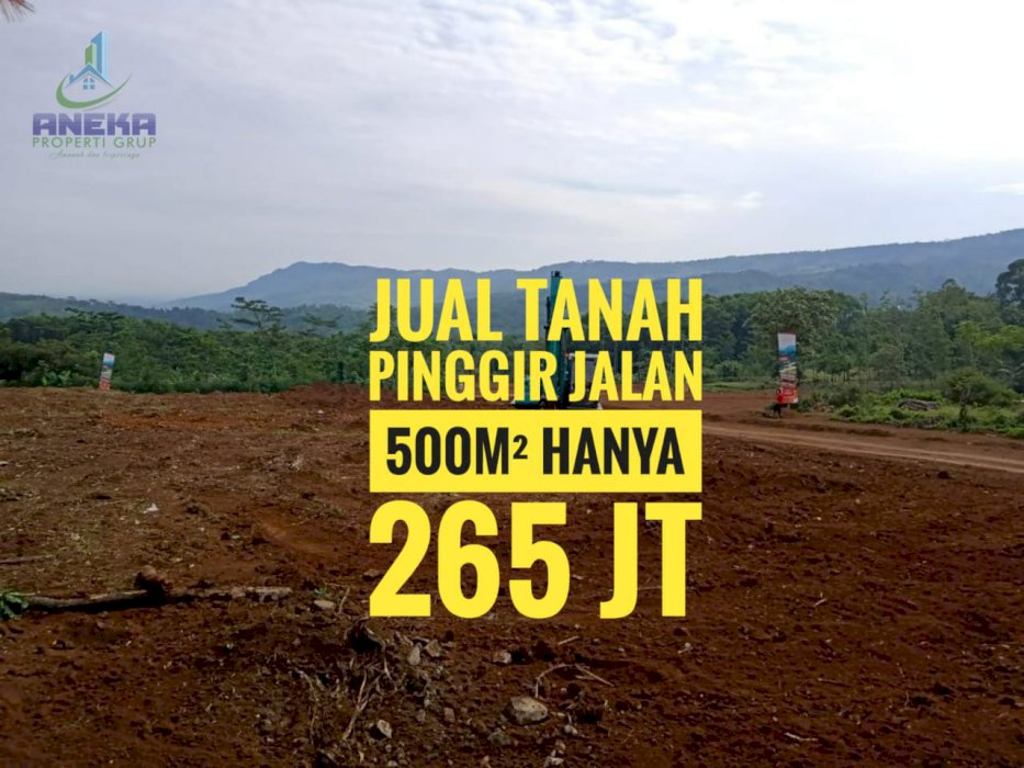 Tanah di jual hanya 265 /500m
