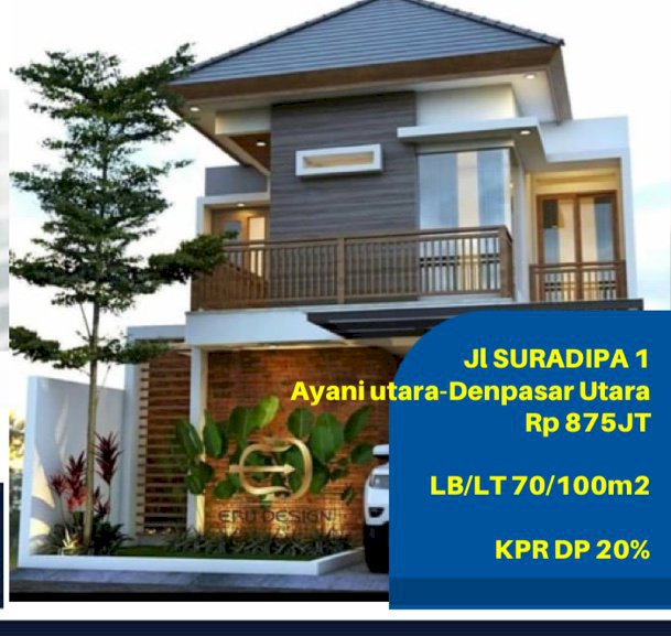 Rumah mewah murah di Denpasar utara