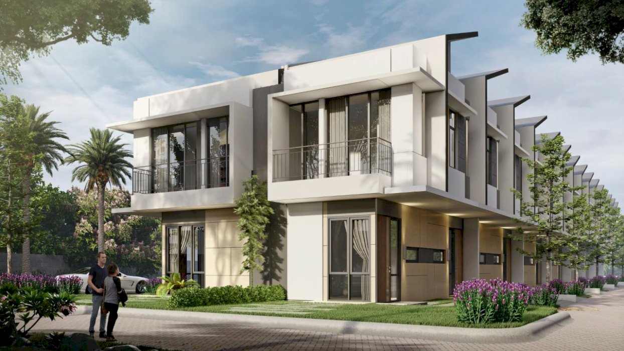 Rumah 2 lantai harga 1 lantai