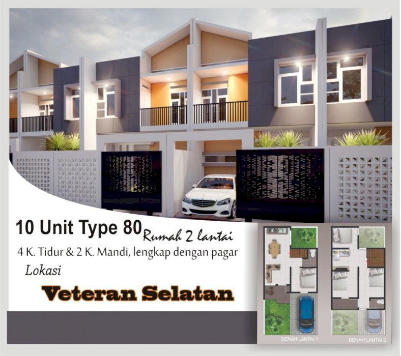 Rumah 2 Lantai Di Pusat Kota Makassar (4 Kamar Tidur)