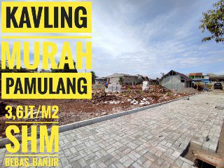 Kavling siap bangun paling termurah strategis di Pamulang tangsel