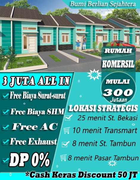 Hunian terbaru Berkualitas di Tambun Selatan