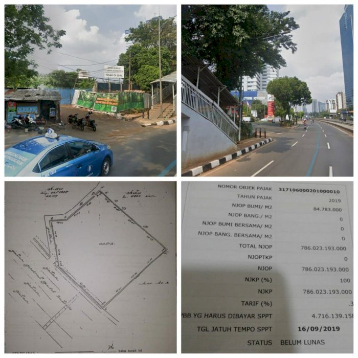 Tanah Daerah Jl Gatot Subroto Jakarta Selatan Samping Patra Tower