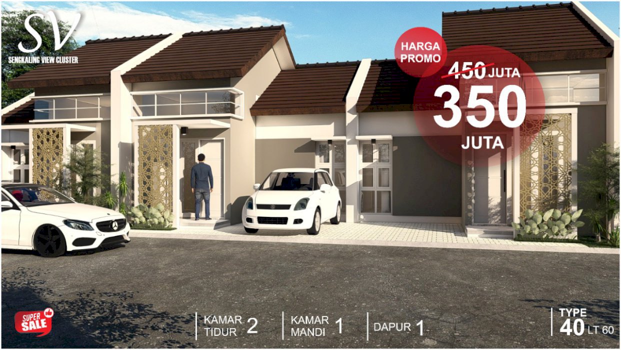 Dijual Rumah Cluster Dekat Kampus UMM 3 Sengkaling View