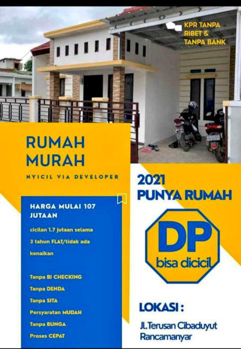 Jual Rumah Termurah Syariah Rasa Subsidi di Bandung Selatan