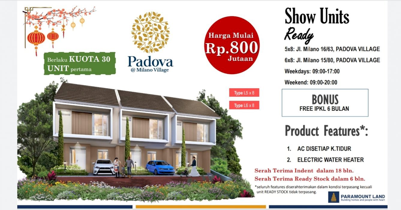 Launching rumah PADOVA@MilanoVillage di Gading Serpong