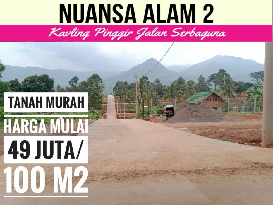 TANAH KAVLING SERBAGUNA STRATEGIS PINGGIR JALAN SURAT SURAT DAN PROGRES CEPAT