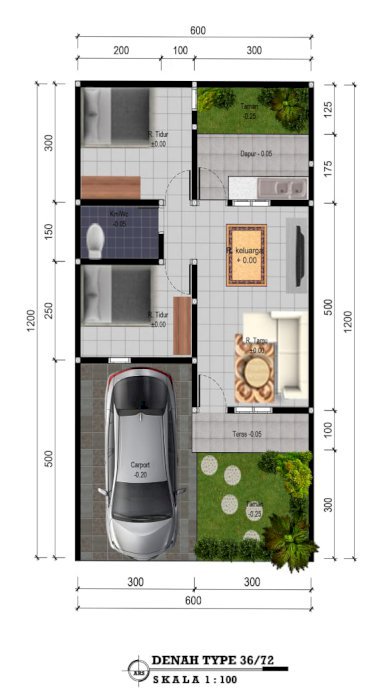 Dijual Rumah Cluster Hunian Asri Taman Darul Adnen Dekat Kota Wisata