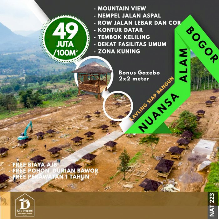 Nuansa Alam 2, Kavling Dengan Pemandangan Pegunungan