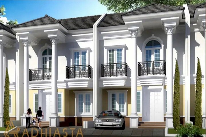 Rumah Mewah 2 Lantai Classic Eropa Modern