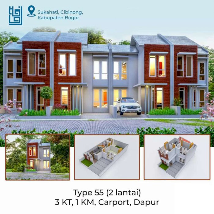 Rumah 2 Lantai Cibinong Bogor