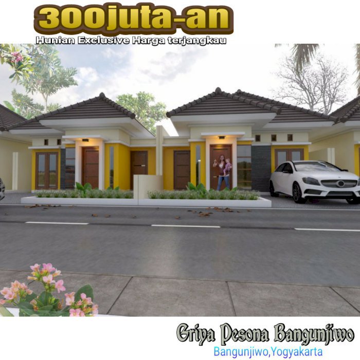 rumah murah di jogja, strategis lingkungan asri dan nyaman