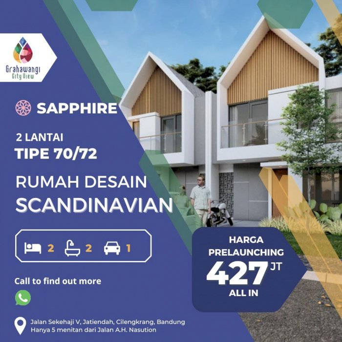 Rumah Modern Minimalis Bergaya Scandinavian View Kota Bandung