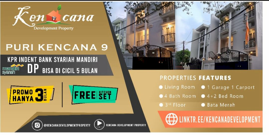 Dijual Rumah Mewah Puri Kencana 9 Jagakarsa Jakarta Selatan