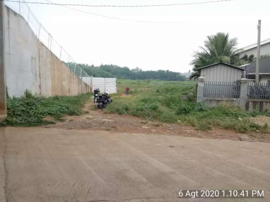 Jual kavling industri murah di cikupa Tangerang
