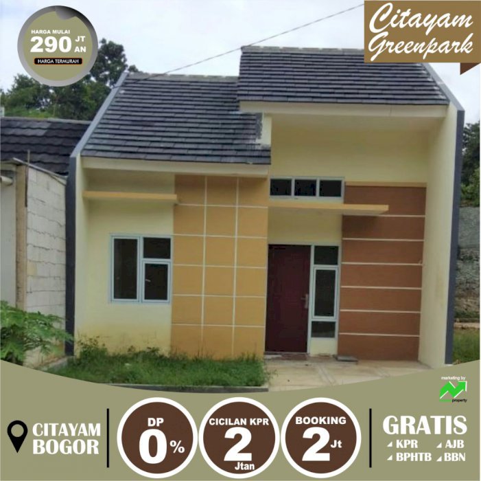 Rumah impian Di Citayam Tajur halang Bogor dekat stasiun citayam