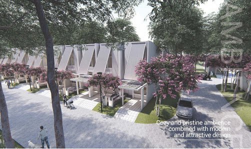 Rumah 2 Lantai Inspirahaus Tabebuya dengan Furnish BSD City