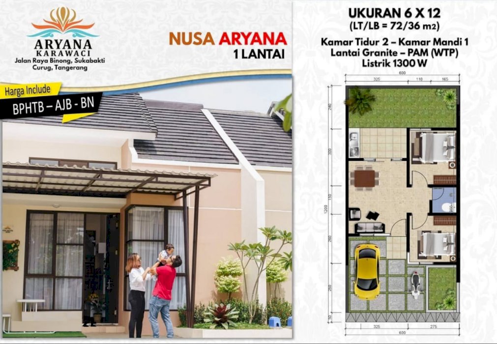 RUMAH SIAP HUNI MEWAH HARGA MURAH DAN TERJANGKAU DI KARAWACI