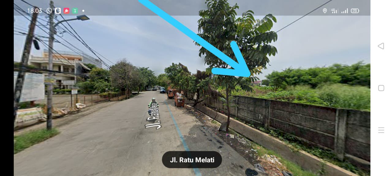 Dijual Tanah Murah Pinggir Jalan Raya Ratu Melati Jakarta Barat