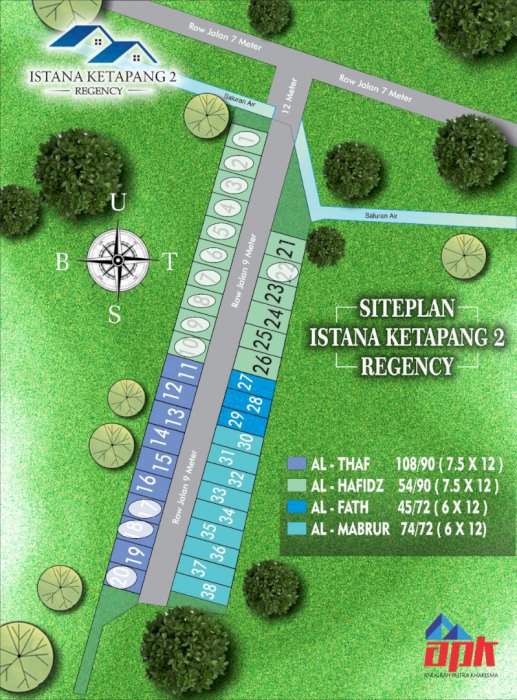 Rumah istana ketapang 1&2 regency