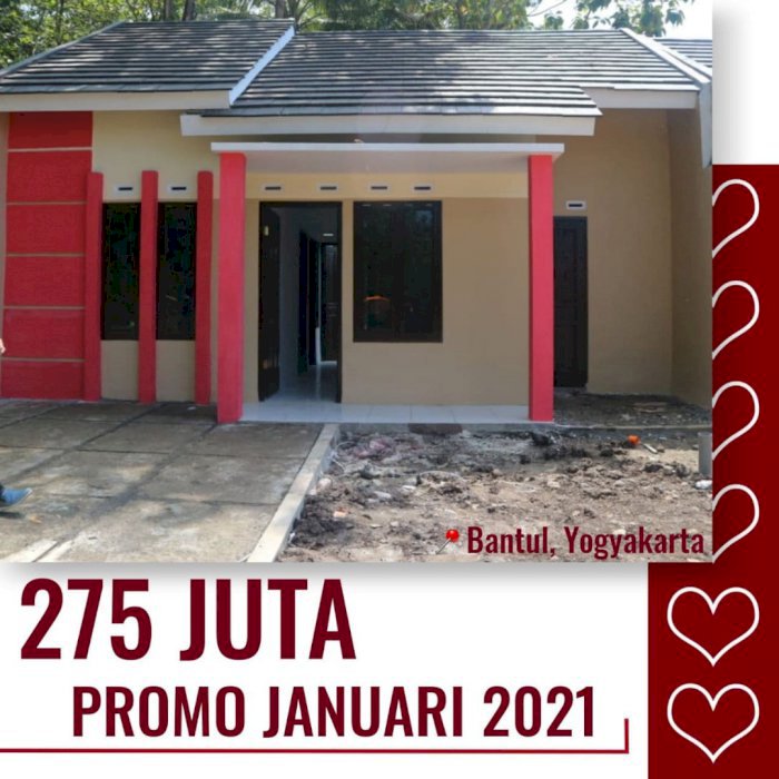 PROMO RUMAH HARGA 275 JUTA, 5 HARI LAGI